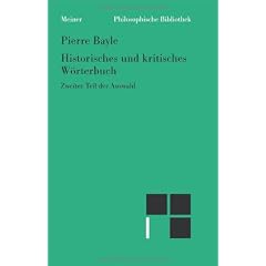 Historisches und kritisches W�rterbuch: Zweiter Teil der Auswahl: TEIL 2