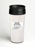 16 oz. Double Wall Insulated Tumbler with Chinese building - Paper Insert