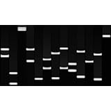DNA Art 22in X 40in Canvas | Black Pearl Style Artwork | Home / Office Décor