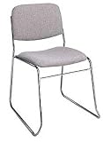 4-Pack Armless Stack Chair (Chrome Frame)