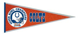 Indianapolis Colts NFL Super Bowl 41 Champ Commemorative Pennant