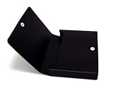 Black Poly Photo Box with Snap Button Lock, Storage for 72 4