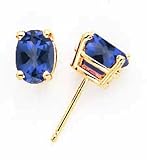 14k Sapphire Earrings