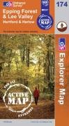 Epping Forest and Lee Valley (OS Explorer Map Active)
