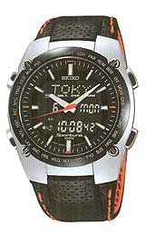 Seiko Men's Sportura Analog/Digital Alarm Chronograph Watch #SNJ007.