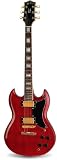 Jay Turser 50 Series Jt-50-custom-tr Electric Guitar, Transparent Red