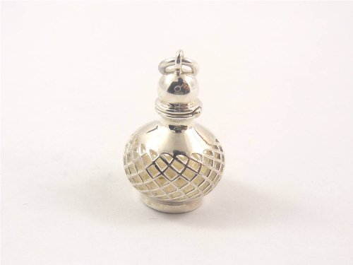 Sterling Silver Aromatherapy Diffuser Genie Bottle Locket