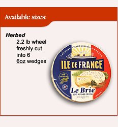 Ile De France Herbed Brie