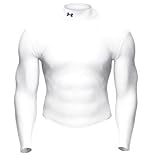Under Armour UA-04422 WH L-PT Mens Cold Gear Mock White