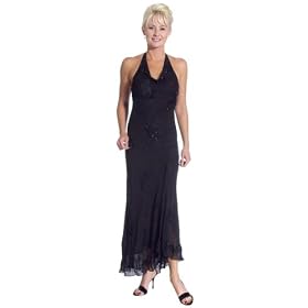Click here to buy Sexy Halter Caviar Long Prom  Evening  Bridesmaid Dress by DCD.