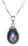 Freshwater Cultured Black Rice Pearl Pendant