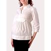 Motherhood Maternity: 3/4 Sleeve Button Detail Maternity Shirt