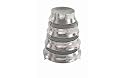 Benzara 30821 Wedding and Party Aluminum Cake Stand Set-4 20 in.,18 in.,16 in.,12 in. W