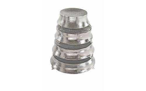 Wedding and Party Square Aluminum Cake Stand Set Wedding and Party Square Aluminum Cake Stand Set