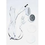 New white earphone (headset) earbud