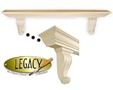 Legacy Curved Maple Mantel Corbels