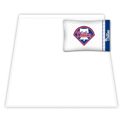 MLB Philadelphia Phillies Micro Fiber Sheet Set (Full)