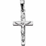 14Kt White Gold Pure Stylish Cross Pendant