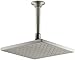 KOHLER K-13695-BN 8-Inch Contemporary Square Rain Showerhead, Vibrant Brushed Nickel
