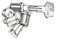 Yakima SKS Lock Cores for Yakima Rooftop Car Racks (2-Pack)