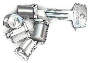 Yakima SKS Lock Cores for Yakima Rooftop Car Racks (2-Pack)