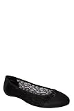 Torrid Plus Size Serina Black Lace Toe Cap Flats (Wide Width)