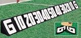 Budget Collapsible Sideline Markers White on Black, set of 11 by Olympia
