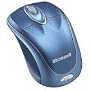Microsoft Wireless Notebook Optical Mouse 3000 - Mouse - optical - 3 button(s) - wireless - RF - USB wireless receiver - winter blue