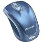 Microsoft Wireless Notebook Optical Mouse 3000 - Mouse - optical - 3 button(s) - wireless - RF - USB wireless receiver - winter blue