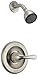 Delta Faucet Classic 13 Series Single-Function Shower Trim Kit with Single-Spray Touch-Clean Shower Head, Stainless T13220-SS (Valve Not Included)