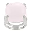 Sterling Silver and Rose Quartz Cocktail Ring