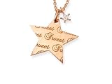 me. メッセージネックレス 95-0190 PinkGoldコーティングの画像
