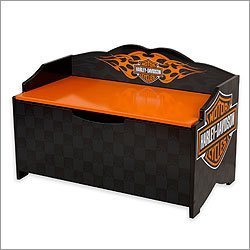 Harley Davidson&reg; Flames Toy Box