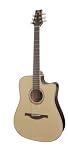 LAG GLA400DCE Dreadnought electro-acoustic guitar - Cutaway - Winter series - Pete Doherty uses LAG