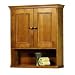Foremost TRIW2427 Exhibit Wall Cabinet, Rich Cinnamon