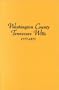 Washington Country Tennessee Wills 1777 1872