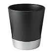 Black/Chrome Louie Trashcan