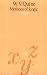Methods of Logic: Fourth Edition