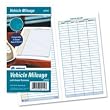 Quality Product By Adams Business Forms - Vehicle Mileage Log Book 32 Pages 3-1/4"x6-1/4" White