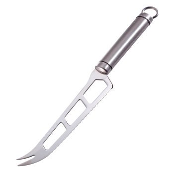 Kitchen Craft Professional Short Oval Handled Cheese Knife, Stainless Steel
