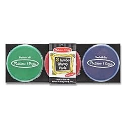 MELISSA & DOUG 3 PC JUMBO STAMP PADS SET