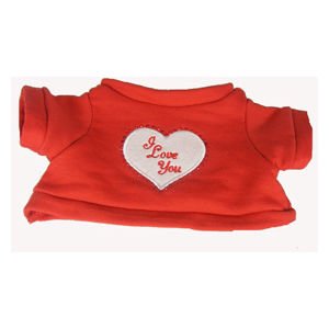 715 - Red I Love You Sweat Shirt Clothes for 14