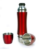 Wave 2 in 1 Large Red Vacuum Insulated Flask  from XD Design