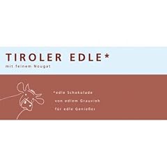 Tiroler Edle mit feinem Nougat 38% gef�llte Schokolade