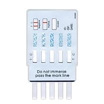 5 Panel Drug Test Kit (COC, AMP, THC, OPI, PCP) Dip Card