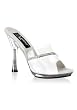 4 3/4 Inch Rs-Embossed Cone Heel Platform Slide