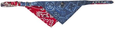 Pet Supply Imports 3437 Western Bandana Collar 3/4 Inch x 14 Inch Blue