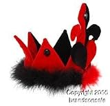  : Alice In Wonderland Queen of Hearts Costume Hat