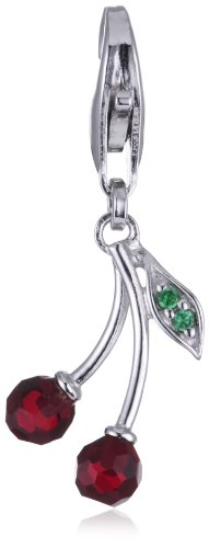 Esprit Damen-Anh&auml;nger CHARMS - GLAM CHERRIES 925 Sterling Silber S.ESZZ90696A000 Preisvergleich