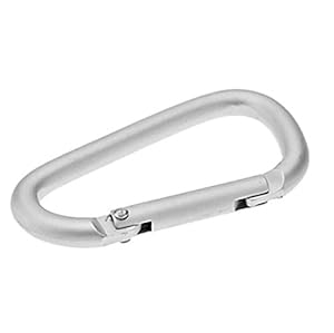 D Shaped Aluminum Alloy Durable Carabiner